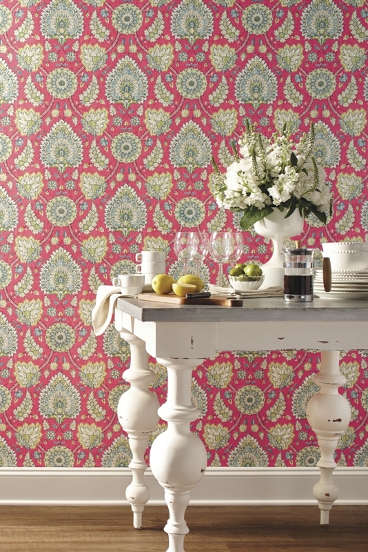 Обои Waverly Classics II WC7574 фото в интерьере